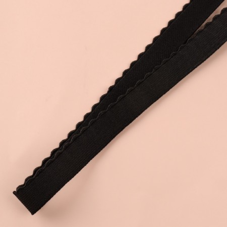 A set of rubber bands for sewing underwear, 5 types, black color-6