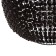 Ceiling light "Brutus" Black 1x40W, E27, 50x50x80 cm