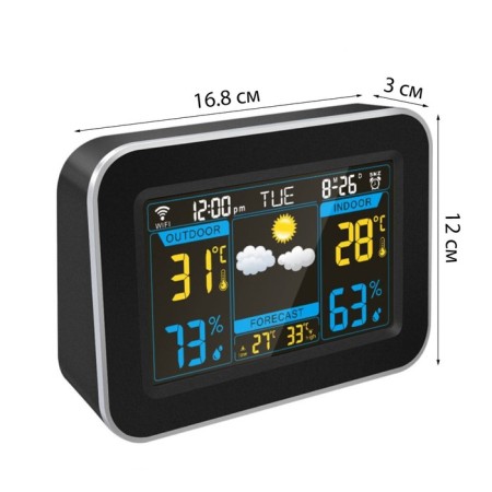 Electronic watches with a weather station, 16.8 x 12 cm