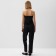 Women's pants Minaku: Casual Collection Black Black, Rr. 48