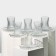Elysia glass set for tea, 12 items: a glass of 200 ml, 6 pcs, a saucer d = 13 cm, 6 pcs