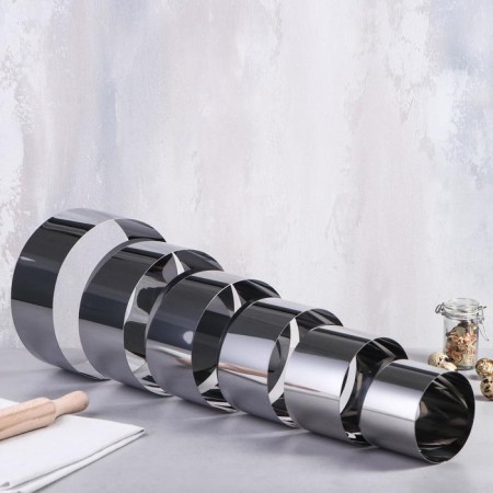 A set of baking forms and calculation "Circle", D-20, H-8.5 cm, 6 pcs