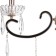 Lamp wall -mounted sconces 12x27x41, 1x60W E14, gold