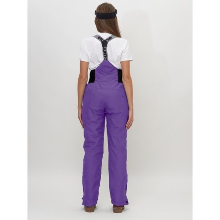 Ski pants female, size 50, purple color-3