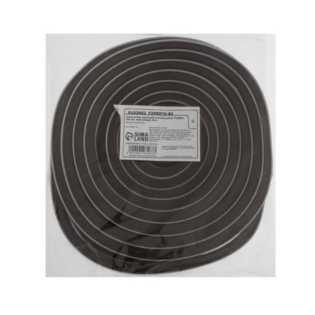 The seal brush self -adhesive tundra, 9x9 mm, brown, 10 m.-4