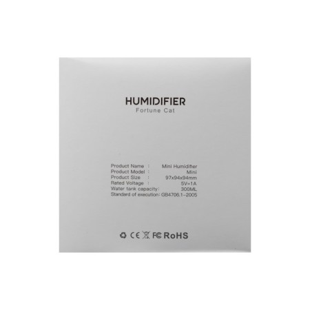 Moisturizer HM-16 "kitten", ultrasonic, 0.23 l, 2 W, backlight, USB (in comp-there)-10