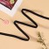 Glass to strengthen lace, 5 mm, 10 ± 0.5 m, black color