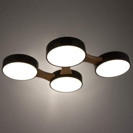 Piartti chandelier 4LED 96W 3000-6000K Black 65x48x5 cm Bayerlux-2
