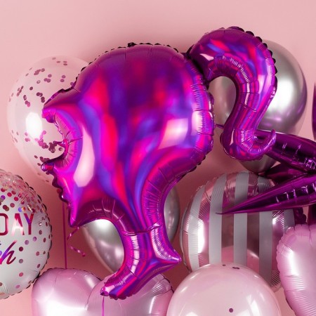 Foil ball 28 "Figure" Profile Girls "pink, holography-2
