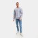 Male sweatshirt, light gray color/print mix, size 48 (l)