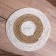 Wicker rug round 35 cm