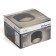 Ceiling light Feron HL364, IP20, GX53, 12 W, 82x82x50 mm, black color