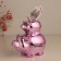 Pigger Ceramics "Pig - Financial Pyramid" Pink 12.5x8x14 cm