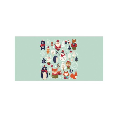 Basket for toys "New Year's animals, size 35x50 cm