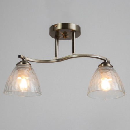 Causte "Sphere" 2x60W E27 Antique bronze 45x14x24cm-1