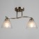 Causte "Sphere" 2x60W E27 Antique bronze 45x14x24cm