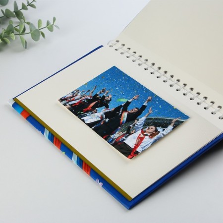 Photo album for graduation "graduate" 10 magnetic sheets, 25 × 19 cm-2