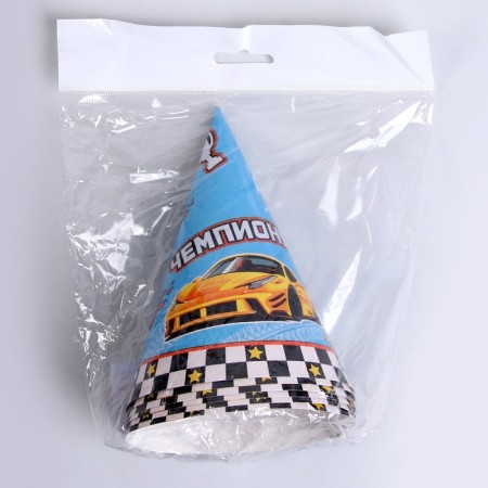 Paper “Call” cap, champion, in the set 6 pcs-4