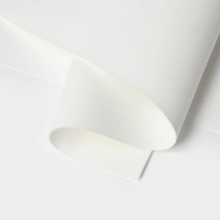 Foamiran Iranian, 60 × 70 cm, thickness 0.8-1 mm, white/101-2