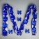 Set on the car "Guest" elite tape with an angle on the hood, 4 bow on pens, blue