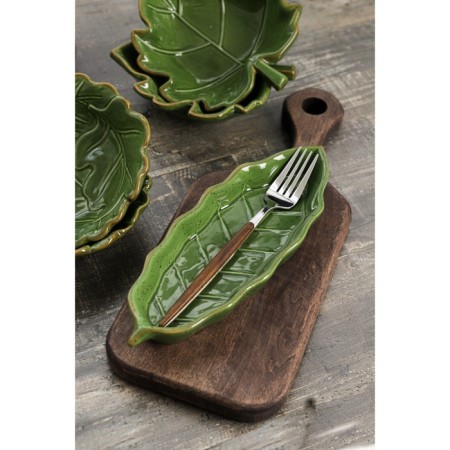 Serving share "Leaf", 25 × 9 × 2.8 cm, green color-6