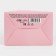 Package Pack for Flowers with a plastic window, love, pink, 30 x 12 x 8 cm