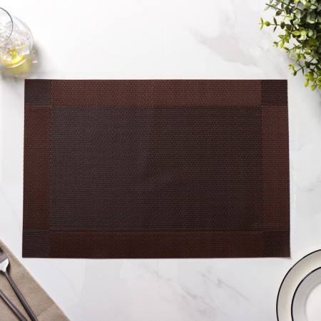 A set of serving napkins on the table “Chess”, 45 × 30 cm, 4 pcs, brown color-5