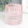 Glass of glass per 1 candle "Dolly" d-2.5 cm, 4 cm pink 6x5x5 cm