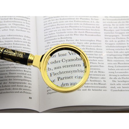 Lupa with a souvenir handle Veber L60, 8x, diameter 60 mm, in a case-1