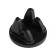 Phone holder, on an adhesive base, rotary, black