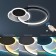 Ceiling Lamp Rivoli Julia LED with a remote control 52 W 4000K - 6000K LED