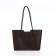 Bag Female Tout with zipper, chocolate color