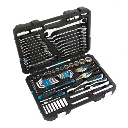 Tool set GROSS 14148, 78 before, 120 teeth, CRV, 1/4 ", 1/2"-1