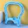 Handle for the transfer of bottles LBH-03, 19 l, blue