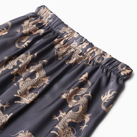 Female pajamas (shirt and trousers) KAFTAN "Dragon", size 48-50, graphite-11