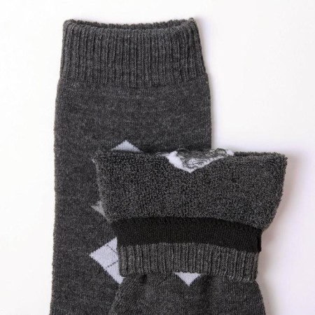 Socks male terry, dark gray color, size 27-29-1