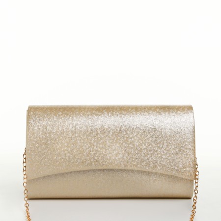 Female bag on a magnet, gold color