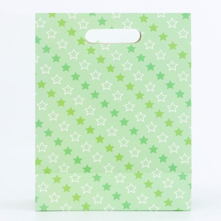 Gift box-package, packaging with a cut pen, "stars", 24 x 12 x 31 cm-1