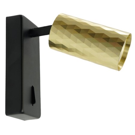 Wall lamp Feron ML1880, IP20, GU10, 35 W, 55x55x140 mm, black/gold color-4