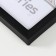 Photo frame plastic 21x30 cm 5 series, black