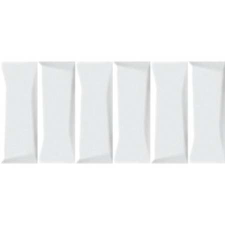 Wall tile Evolution Bricks White relief 200x440 (in packaging 1.05 sq.m)-1