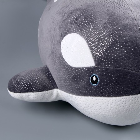 Soft toy "Killed", 80 cm, gray color-5