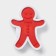 Form for cookies with 3 seals of bilateral and press “Gingerbread man”, 13 × 11 × 3.5 cm, color mix
