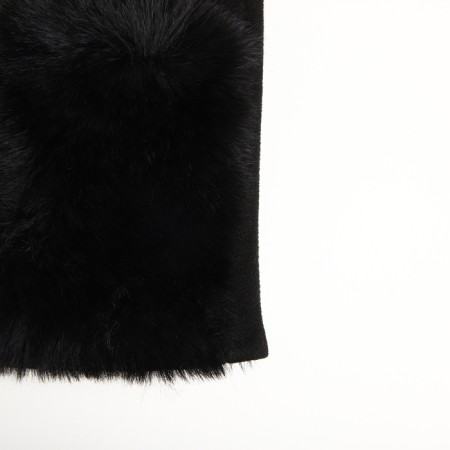 Gloves are female, dimensionless, without insulation, black color-2