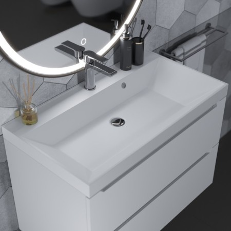 Snow -out sink Uperwood Classic, 80 cm, matte, rectangular