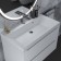 Snow -out sink Uperwood Classic, 80 cm, matte, rectangular