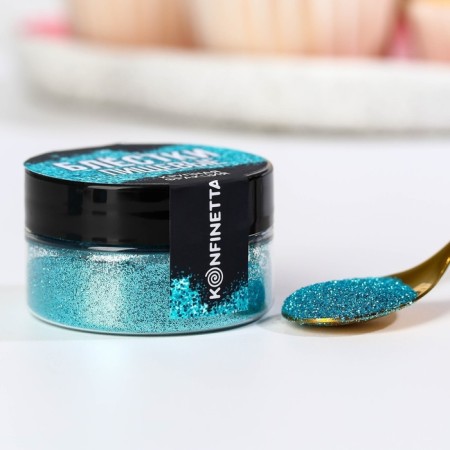 Blue food sparkles are blue for cupcakes, cakes and drinks, 5 g.-4