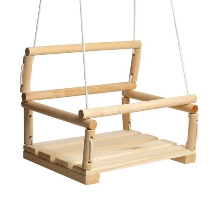 Wooden -suspended chair, seat 28 × 28cm-2