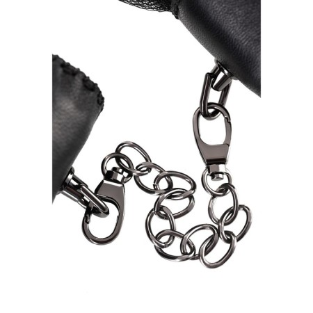 Handcuffs with a grid, black-7