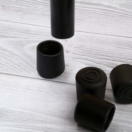 Furniture round tundra, d = 25 mm, 4 pcs., Black-8